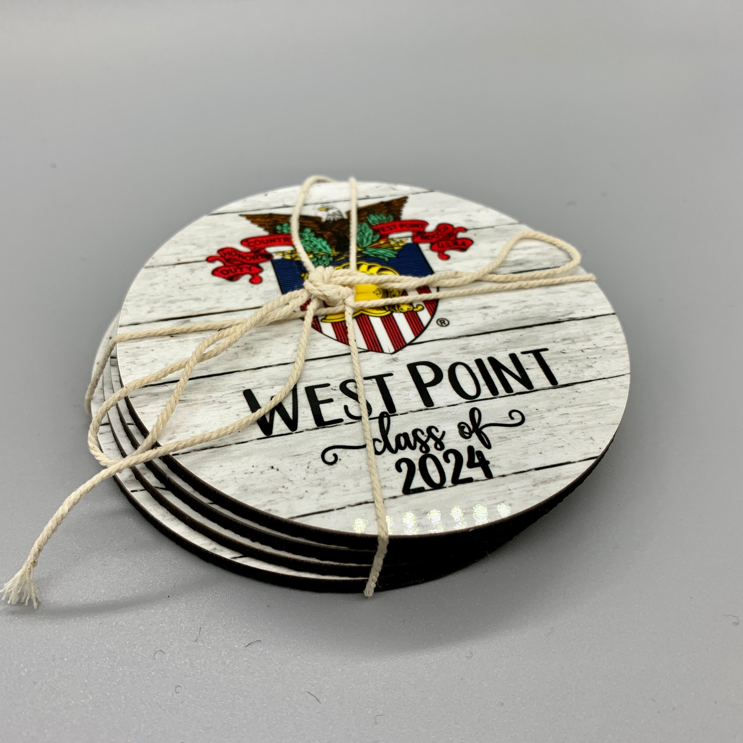 Hardboard Coasters Class of 2024 West Point Crest (Set of 4) West